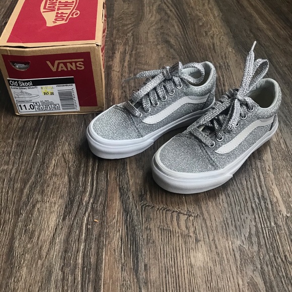 girls glitter vans